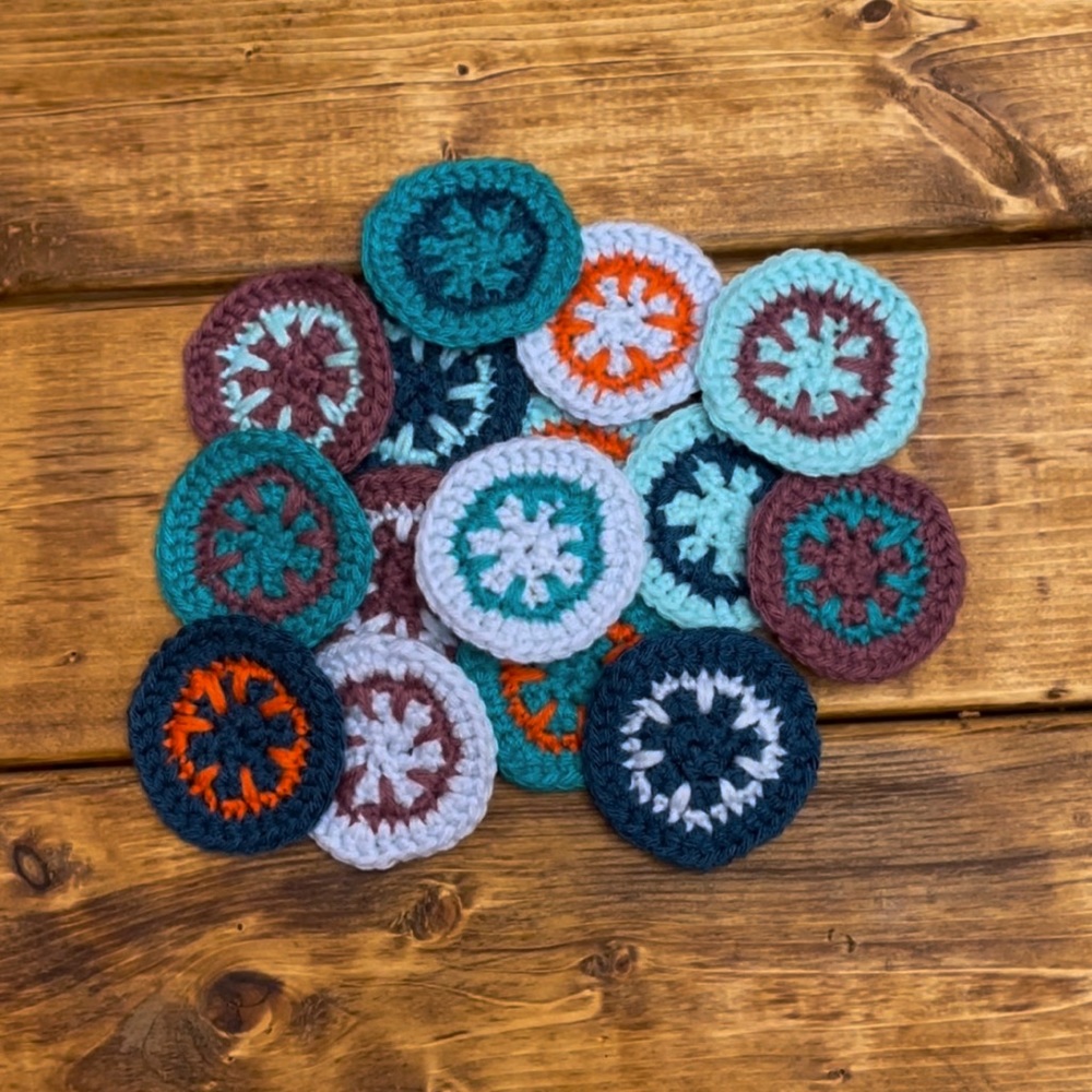Hand-Crocheted Car Coasters!  Coasters for your home, too! #CottageCore